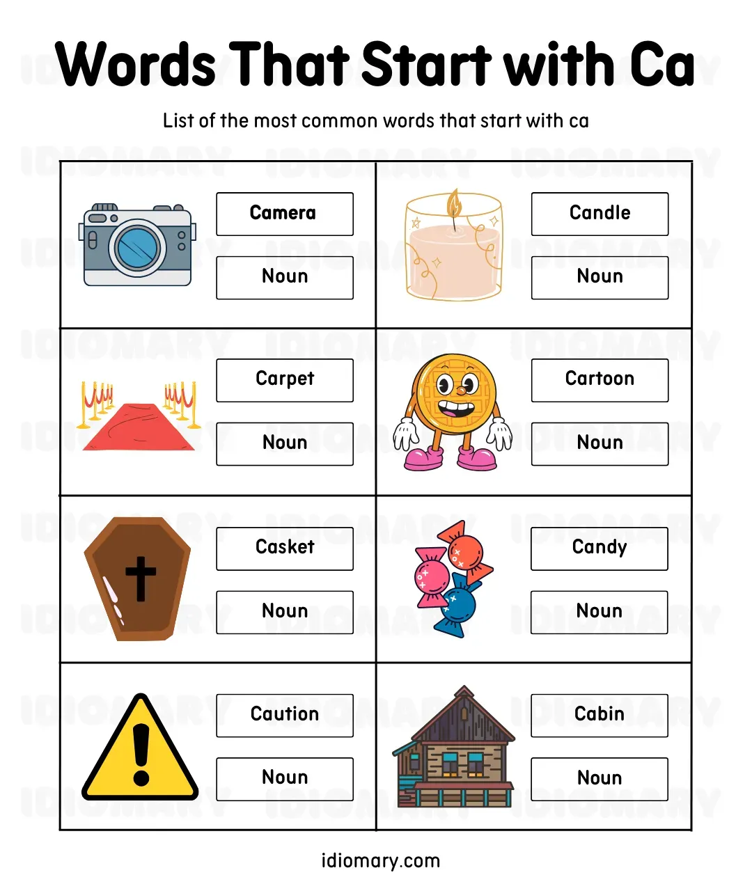Words That Start with Ca